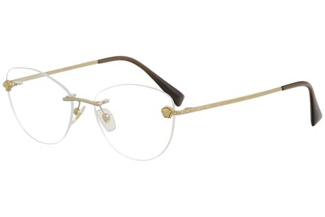 versace eyeglasses gold|rimless versace eyeglasses.